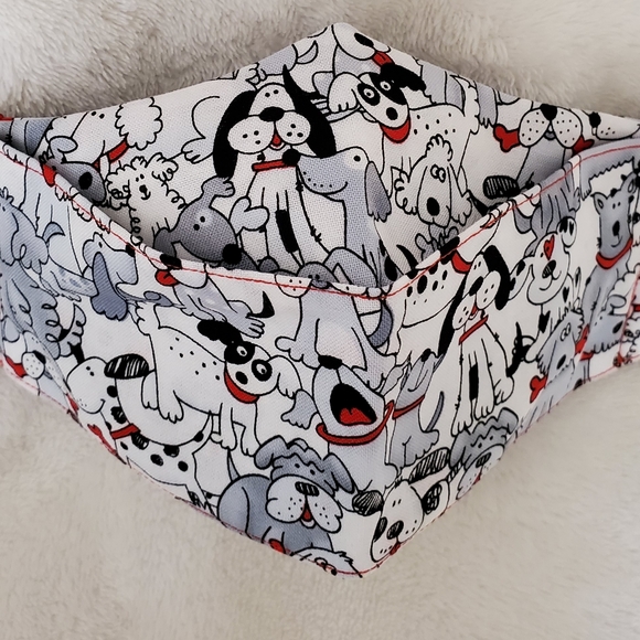 Dog lovers cotton fabric mask handmade - Picture 3 of 4